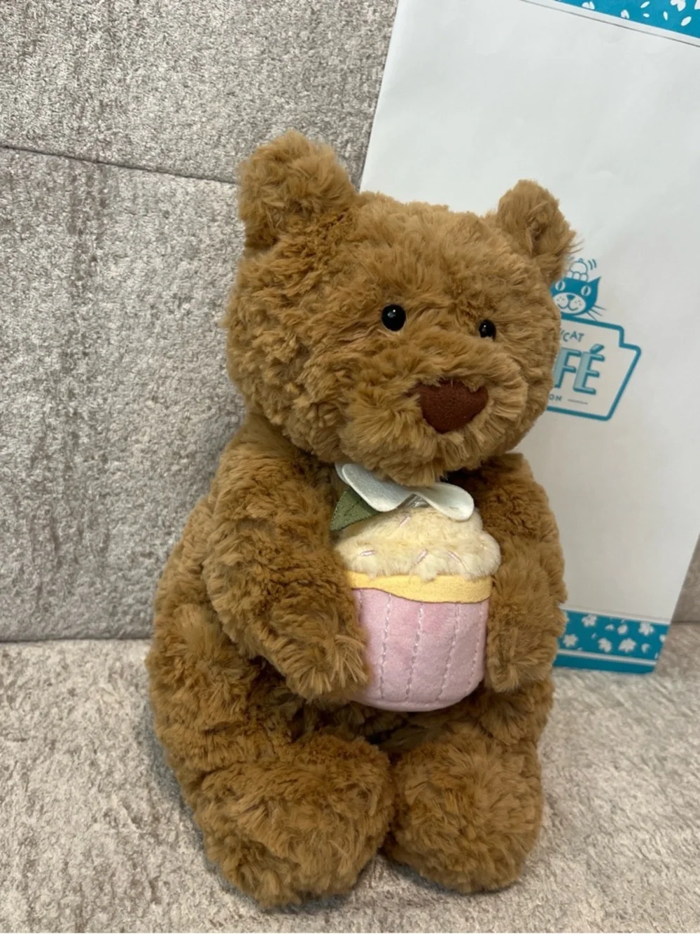 Jellycat Shanghai Exclusive Bartholomew cupcake bear